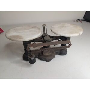 Vintage Ohaus Double Beam Laboratory Beam Balance Scale Two Pan, 2Kg